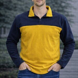 mens large lands end fleece